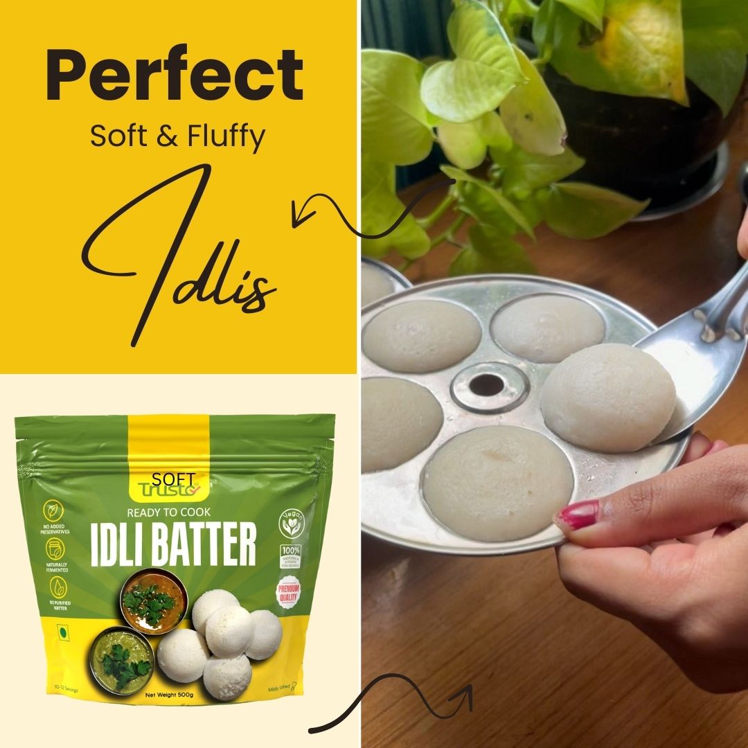 Idli Batter | Pack Size 500 gm Zipper Pouch