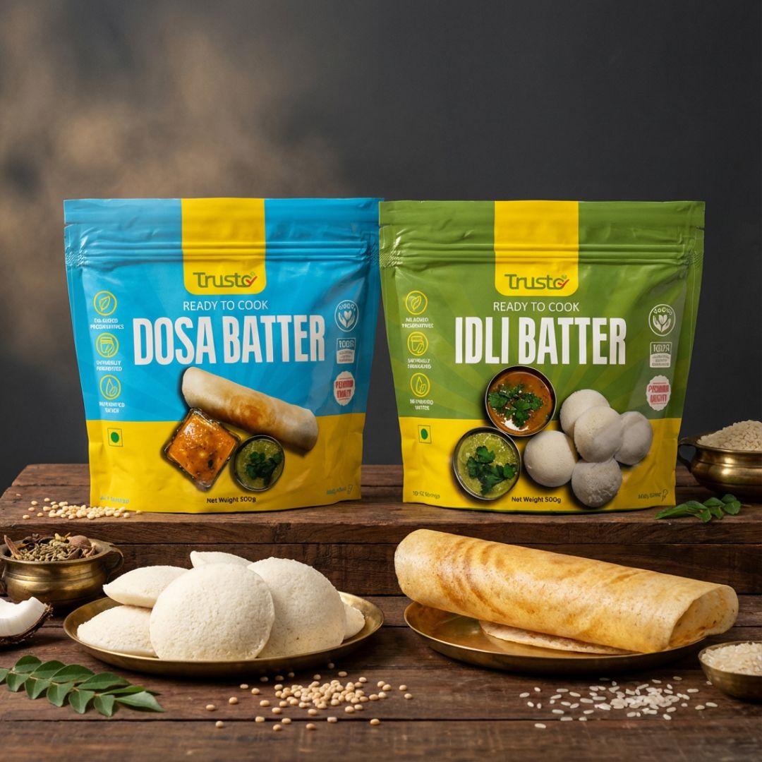 Combo Pack [1x Idli 500gm, 1x Dosa 500g] 1Kg